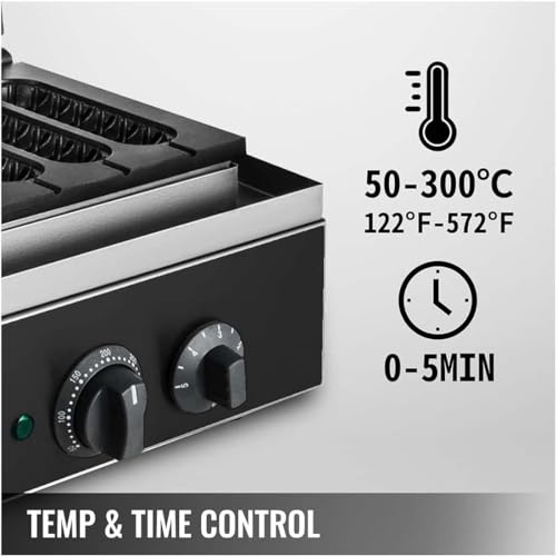 Elektryczna Gofrownica Do Corn Dogów – 1500 W Do Chrupiących, Domowych Corn Dogów, Szybkie I Łatwe Pieczenie