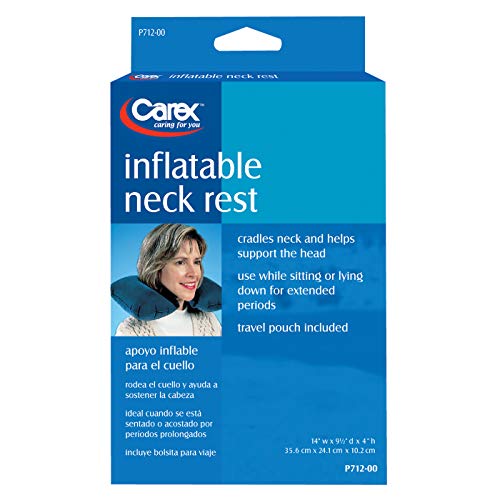Almohada inflable para viaje compacta y cómoda miniatura 4