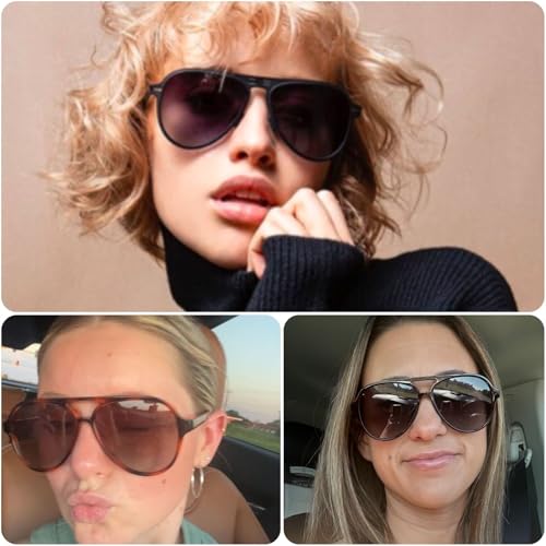Xpectrum Polarized Vintage Retro Aviator Sunglasses for Women Men Classic Shades Sun Glasses4