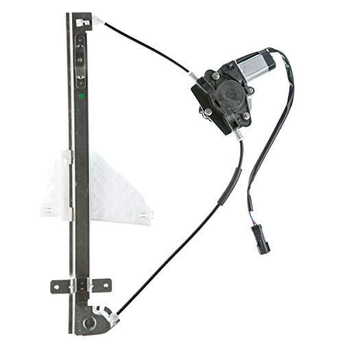 Rear Right Passenger Side Power Window Regulator With Motor Compatible With Jeep Grand Cherokee 1999-2000 (2 Pins Plug) #TOP1