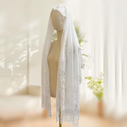 Women's Lightweight Breathable Lace Shawl Fringe Scarf Elegant Crochet Pattern Soft Wrap Shawl Accessories2