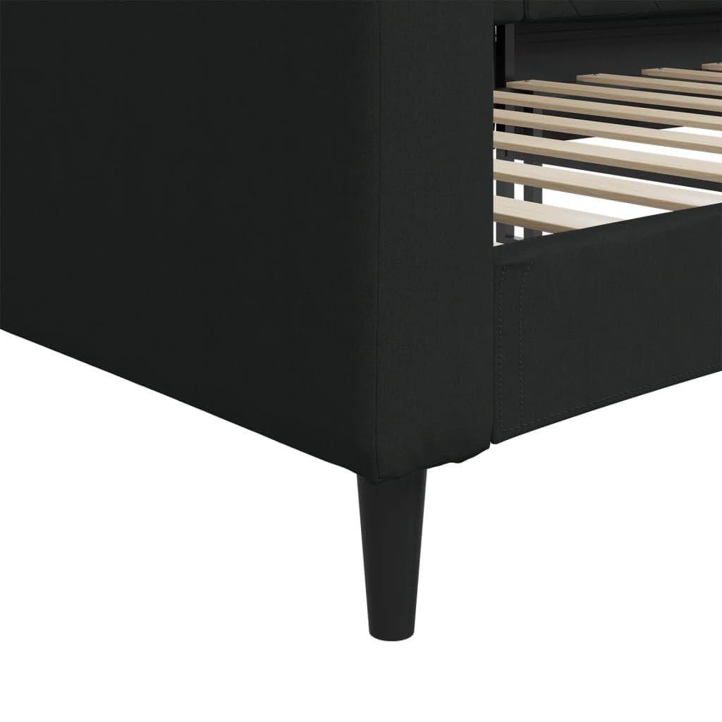 vidaXL Slaapbank 90x200 cm fluweel lichtgrijs, bankbed, bed