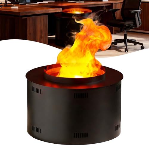 Chimenea Eléctrica 3d, Modelo 2025 Mejorado Con Vapor De Agua 3d, Llamas Realistas, Niebla Y Llama Ajustables, Control Remoto Y Táctil, Fácil Instalación Para Mueble Tv/Escritorio 30cm/11.8in