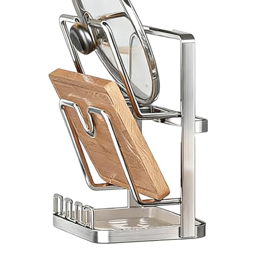 Support de couvercle de casserole pour optimiser armoire et placard - 2