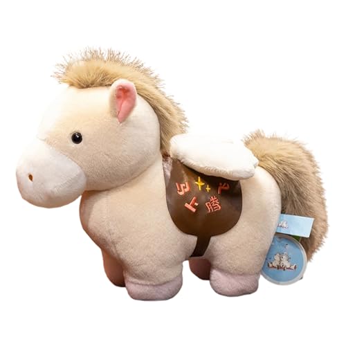 Peluche cheval de 20 cm pour embellir la nursery et accompagner les nuits de bébé