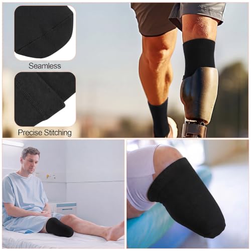 Image of 10 Pcs Prosthetic Stump Shrinkers Amputee Socks Stump Shrinker Prosthetic Limb Socks for Men Women