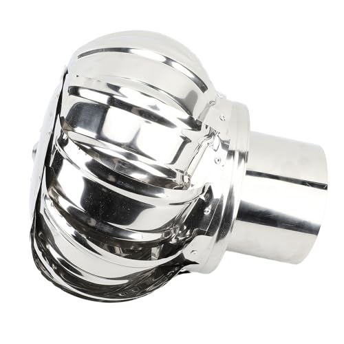 Il Comignolo, Il Comignolo Rotante Migliora l'efficienza di Combustione a Prova di Acqua Piovana per la Casa (15 cm / 5,9 pollici)