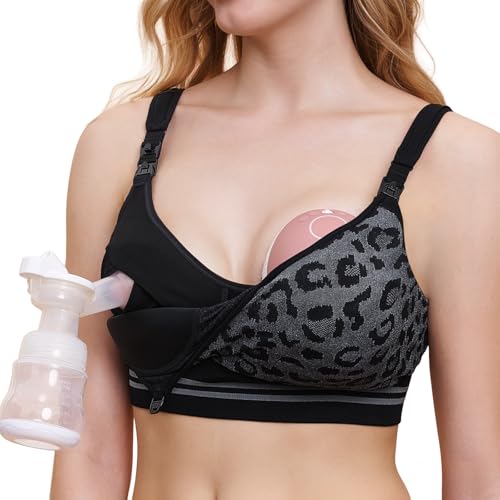 Pumping Bra Hands Free Seamless Nursing Bra