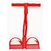 VOANZO Fitness Addominale Rally Pedale Puller Sit-up Trainer, Lattice Pull Rope Attrezzature per Il Fitness Esercitazione Addominale Sport a Quattro Gambe Corda (Rosso)