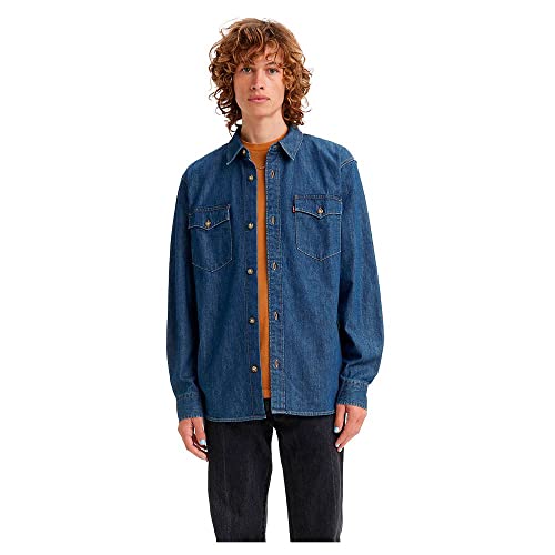 Levi's Relaxed Fit Western Camisa Hombre, Revere, L