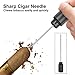 cgaplus Cigar Draw Enhancer Stainless Steel Cigar Needle Portable Cigar Tool for Cigar Lovers