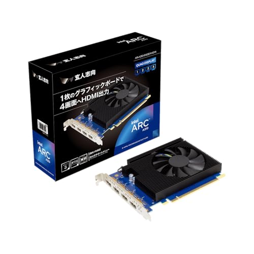 Amazon | 玄人志向 Intel ARC A310 搭載 グラフィックボード