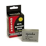 Opteka NB-10L 1800mAh Ultra High Capacity Li-ion Battery Pack for Canon PowerShot SX50HS SX40HS SX50 SX40 HS G16 G15 G1X G1 X Digital Camera