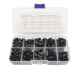 Nylon-Sechskantmuttern und Schrauben-Kollektion, 300 Stück, perfekt für Elektronik-Wartungsaufgaben