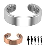 Generisch Sömni Anello da donna con menopausa, anello Sömni Afür Uomini e Donne Rilassamento, aiuto per il sonno, riduzione della stanchezza, anello da donna Sömni per la menopausa originale (argento)