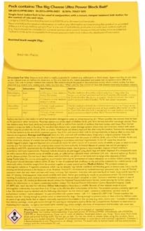 Ultra Power Block Bait Rodent Killer - 6 x 20g