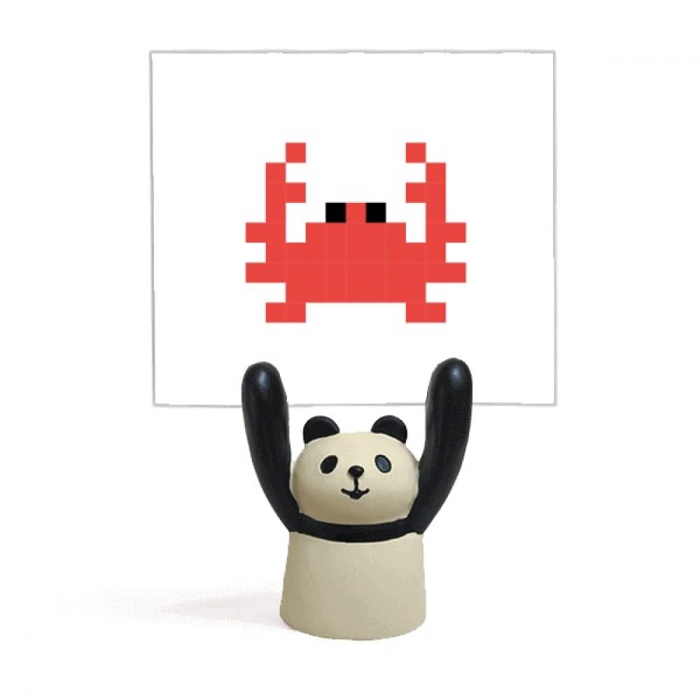 Support de mémo dessin animé animal compact avec pince métallique solide - 4