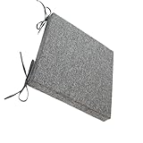 MCNDSI Coussin de siège/Bequeme Waschbare Rutschfestes Sitzkissen 1/2/4er Set Stuhlpolster mit Bändern für Garten, Terrasse, Esstisch, Drinnen(# 4,40x5cm/16x1.97in(1pcs))