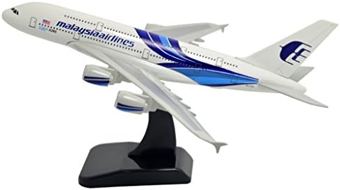TANG DYNASTY(TM) 1:400 Standard Edition Air Bus A380 Malaysia Airlines Metal Airplane Model Plane Toy Plane Model