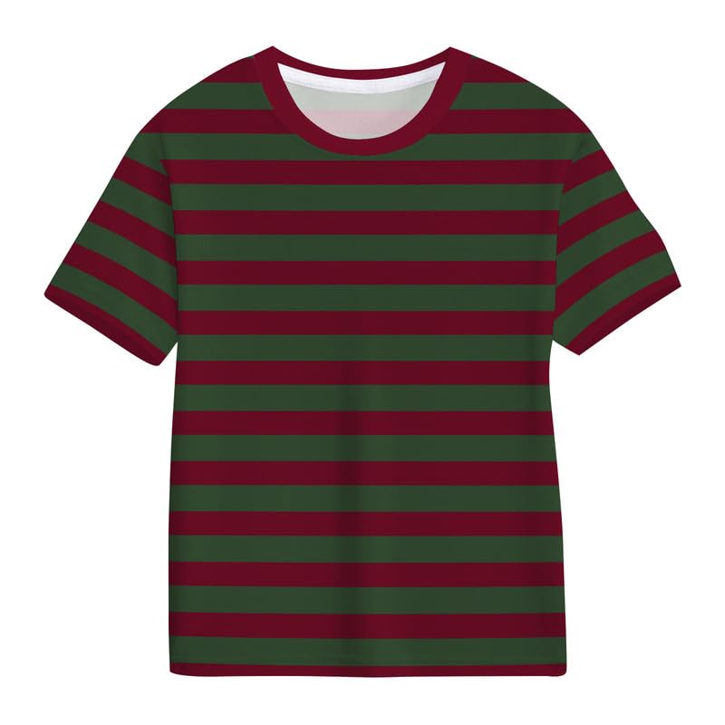 Image of TMSD Unisex Kids St.Patrick's Day T-Shirt Short Sleeve Crew Neck Clover Shamrock Tee 4-14 Years