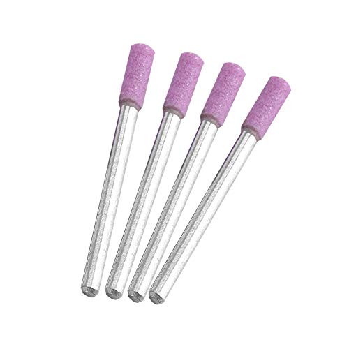50 Stück Schleifscheiben-Schärfschaftwerkzeuge mit 4 Mm Schleifsteinkopf, Langlebige Legierung, Lange Lebensdauer, Praktisch und Wirtschaftlich
