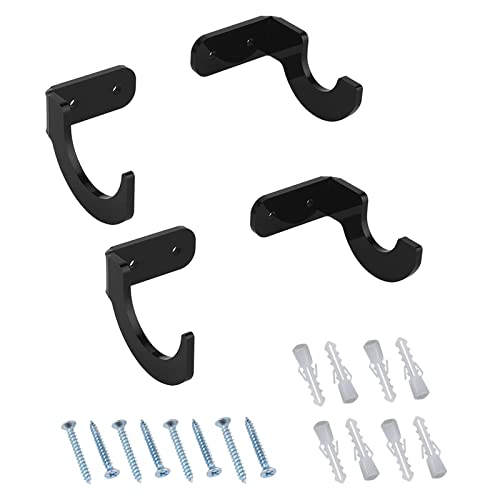 QIYUDUOLA 4 Pieces Baseball Bat Horizontal Display Rack Hanger Protect Your Bat from Scratching Baseball Fans Collectors