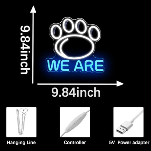 Image of Pen Neon Sign State Sports Wall Decor for Man Cave Decor
