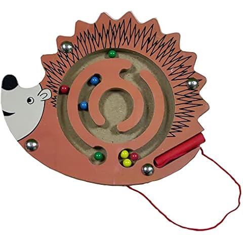 Gobus Hedgehog Wooden Beads Maze Puzzle Cover