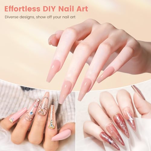 Kit de uñas para principiantes con todo en bolsa rosa miniatura 2