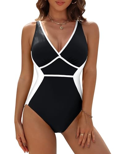 Blooming Jelly Women Tummy Control Swimsuits One Piece Modest Bathing Suit Lace Up Slimming Swim Suits 2025