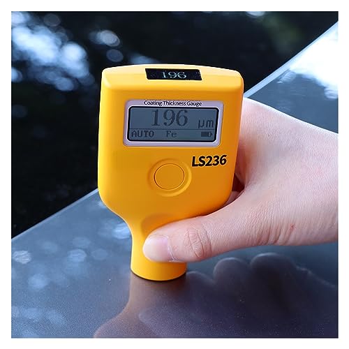 Medidor de Espesor de Pintura, Calibrador de Espesor de Recubrimiento LS236 para Partes de Automóvil con Pintura en Polvo, Seco, para Sustrato de Aluminio, Hierro y Plástico miniatura 2