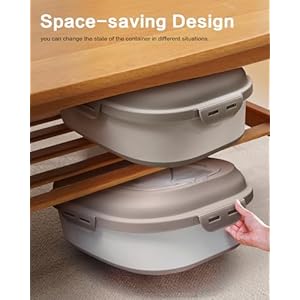 30Lbs-Dog-Food-Storage-Container-Collapsible-Dog-Food-Container-with-Airtight-Lids-Scoop-and-25L-Small-Pet-Food-Storage-Container-Dry-Food-For-Dog-Cat-and-Other-Pet-Food-Khaki - Cucciolini Doodles 30Lbs-Dog-Food-Storage-Container-Collapsible-Dog-Food-Container-with-Airtight-Lids-Scoop-and-25L-Small-Pet-Food-Storage-Container-Dry-Food-For-Dog-Cat-and-Other-Pet-Food-Khaki