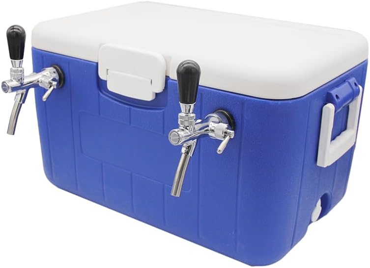 Jockey Box Conversion Kit Build Your Own 50' Coil Single Adjustable Flow Control Faucet Jockey Box Homebrew Draft Beer Box