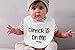 Quipo Dinner is on me. Literally ! Baby Bib Handmade Baby Bib - Funny Sarcastic Baby Bib