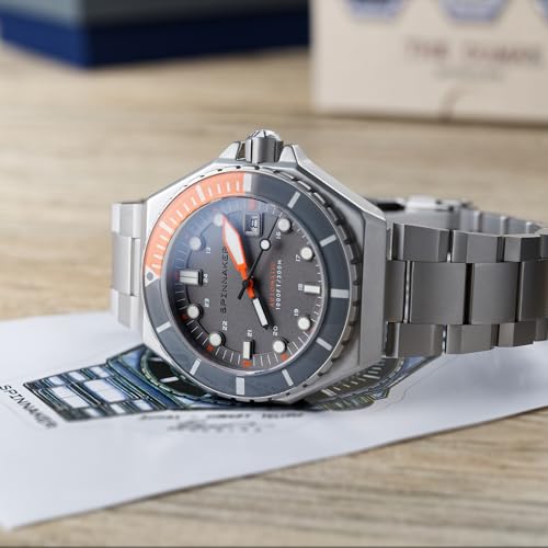 Image of Spinnaker Men's 44mm Dumas Automatic Watch with Solid Stainless Steel Bracelet SP-5081