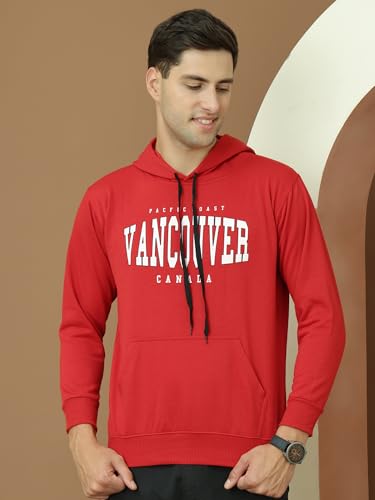 Image of Mack Jonney Regular Fit Printed Hoodie for Men-MACK639765