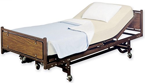 Image of Hospital Twin Extra Long 100% Cotton Jersey Sheet Set - Soft and Comfy - by Crescent Bedding -Twin XL Cream