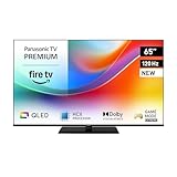 Panasonic Premium TV-65W85BEY, W85B Series, 65 inch, 4K Ultra HD QLED Smart TV, 2025, 120Hz, Fire TV, Dolby Vision & Atmos, Alexa Voice Control, Airplay, Bluetooth, Black