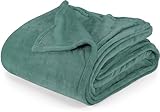 Utopia Bedding Celadon Fleece Blanket Full Size Lightweight Fuzzy Soft Anti-Static Microfiber Bed Blanket (90x84 Inch)