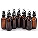 Produktbild 12 Stück bernsteinfarbene Glasflaschen mit feinem Sprühnebel, 57 ml