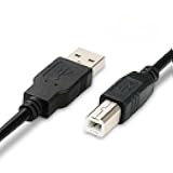 GizMac USB Type A to Type B High Speed 2.0 Data Cable Cord for Iomega Platinum Series 250GB External Hard Disk Drive with USB 2.0 (33111) HDD HD