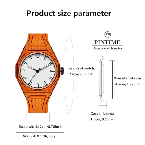 FANMIS Men's Anime-Inspired Fashion Sketch Wristwatch Minimalist Creative Wormhole Design Stylish and Durable Timepiece for Men's Sports Watch