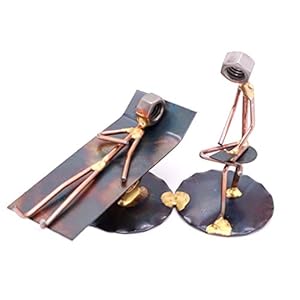 Psychiatrist Collectible Handmade Metal Art Figurine, Desk Accessories, Trophy, Boss Gift, Office Décor, Business Professional