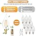 GoBright Dimmable E12 Candelabra LED Light Bulbs 40W Equivalent, 2700K Soft Warm White Chandelier Light Bulbs, 4W 460 LM Flame Tip Candle Light Bulbs, 12-Pack