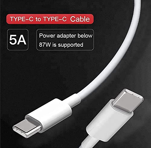 Image of Google Pixel Original Type C to Type C Mobile Data Charging Cable for Pixel 8 Pro /8 /8A /7 Pro /7 /7A /6 Pro /6 /6A /5 /ChromeBook Laptop /Buds /and Other USB C Device Support for Nothing Phone 2 /1, 30W