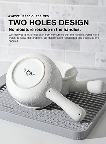 Le Tauci French Onion Soup Bowls With Handles, 15 Ounce For Soup, Chili, Beef Stew, Set Of 4, White #TOP1