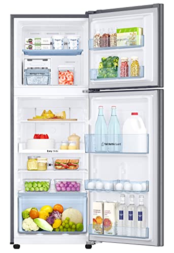 Image of Samsung 256L 2 Star Inverter Frost-Free Convertible 3 In 1 Double Door Refrigerator Appliance (RT30C3732QB /HL,Bouquet Silver)