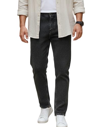 Image of Urbano Fashion Men's Regular Fit Heavy Washed Denim Jeans Stretchable