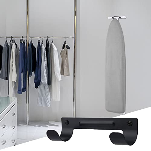 Wandhalterung, Bügelbretthalter, Wandregal für Waschküche, Aufbewahrungsregal, Hängeregal Wandhalterung, Bügelbrett Aufhänger, Bügelbrett Haken Wandhalterung