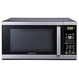 Farberware FMO09BLKSS Countertop 900 Watts Microwave Oven with Child Lock-Perfect for Apartments and Dorms-Easy Clean Grey Interior, 0.9 Cu. Ft, Black Stainless